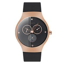 Load image into Gallery viewer, Fashion Luxury Quartz Wristwatches Black Women Waterproof Watch Female Clock Rubber Men Fitness Wrist Watches Diamond Dial Watch
